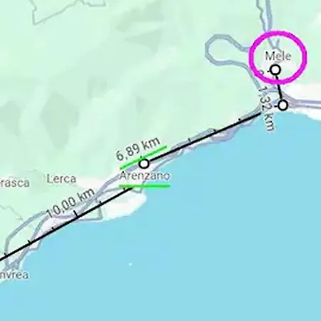 Voltri - Arenzano Meno Di 2 K M Dal Mare Apartamento